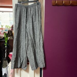 Gray Women’s wide leg tweed Pants